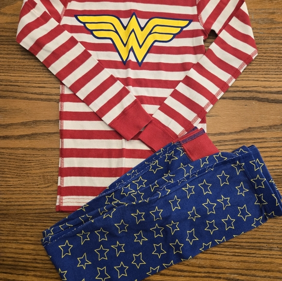 Hanna Andersson Disney Princess Ariel Belle Wonder Women Pajamas Size 120 / 6-7 - Picture 11 of 15